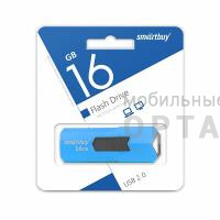 Флешка USB 16 Гб Smartbuy  Stream  синий Флешка USB 16 Гб Smartbuy  Stream  синий