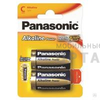 Элемент питания PANASONIC  LR14 Alkaline Power  (2 бл)   (24/120)