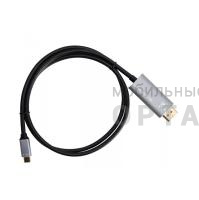 Кабель-адаптер USB Type-Cm --> DP1.4v (m) 8K@60Hz, PD 100W,1.8m , Alum Shell,VCOM <CU480MCPD-1.8M>