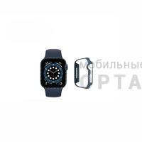 Стекло защитное KZDO.O (K-DOO) KEIVLAR EDGE  41mm Protection Apple Watch Thin fit and lightweight blue