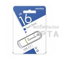 Флешка USB 16 Гб Smartbuy  Crown   белый Флешка USB 16 Гб Smartbuy  Crown   белый